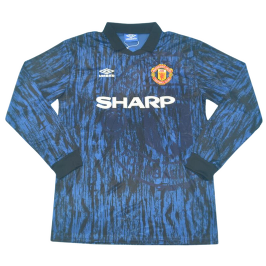 Manchester United Blau Auswärts Langarm 92/93 "Giggs" Nº11