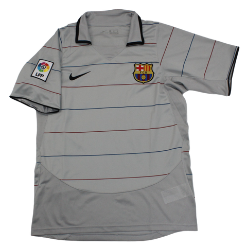 Barcelona Auswärts Gray 03/04 "Ronaldinho" Nº 10