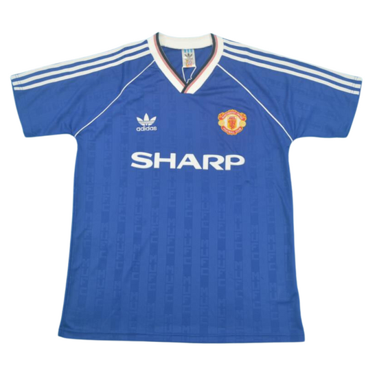 Manchester United Blau Auswärts 88/90 "Augusto" Nº8