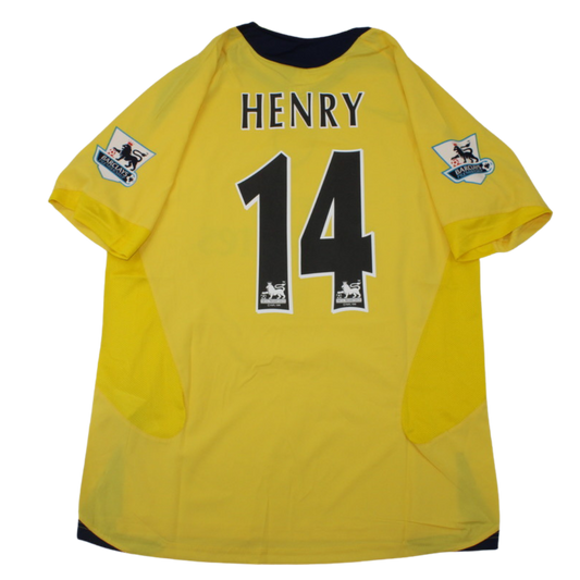 Arsenal Auswärts Gelb 06/07 "Henry" Nº 14