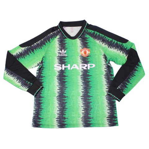Manchester United Black Grün TW Langarm 90/92 "Schmeichel" Nº 1