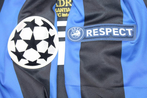 Internazionale Heim UCL Finale Version Langarm 2010 "J.Zanetti" Nr.4