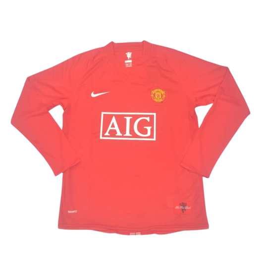 Manchester United Heim Langarm 07/09 "Ronaldo" Nº7