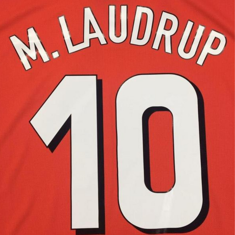 Dänemark Heim WM 1998 "M.Laudrup" Nr.10