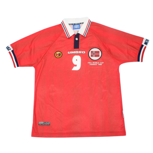Norwegen Heim WM 98/99 Rot "T.A Flo" Nr.9