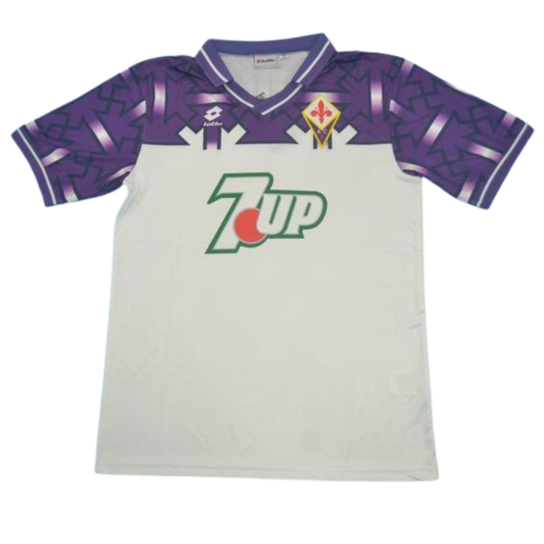 Fiorentina Auswärts Weiß 92/93