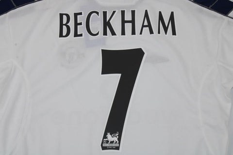 Manchester United Auswärts Weiß 99/00 "Beckham" Nº 7