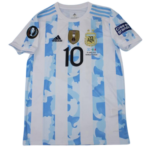 Argentinien Heim Final Finalissima Version 2022 "Messi" Nr.10