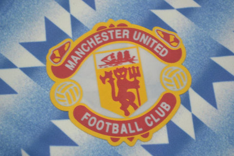 Manchester United Blau Auswärts Langarm 90/92 "Cantona" Nº7