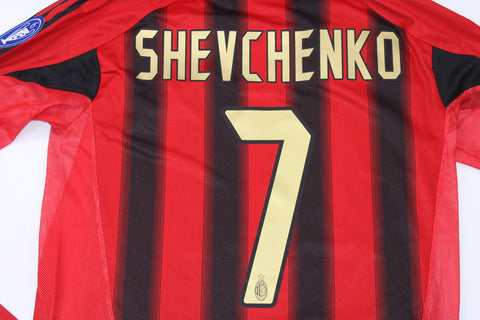 Milan Heim UCL Version Langarm 04/05 "Shevchenko" Nr.7