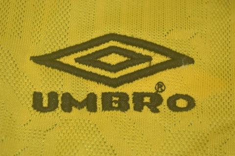 Manchester United Auswärts Grün Gelb Langarm 92/94 "Cantona" Nº 7