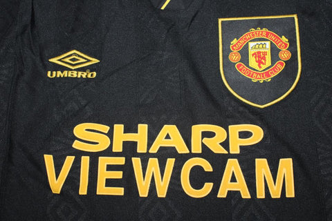 Manchester United Black Auswärts Langarm 93/95 "Cantona" Nº7
