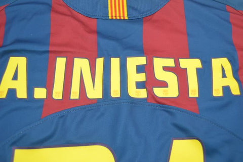 Barcelona Heim 2006 "A. Iniesta" Nº 24