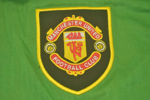 Manchester United Auswärts Grün Gelb Langarm 92/94 "Cantona" Nº 7