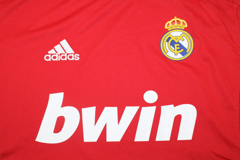 Real Madrid Auswärts Alternative Rot Langarm 11/12 "Ronaldo" Nº 7