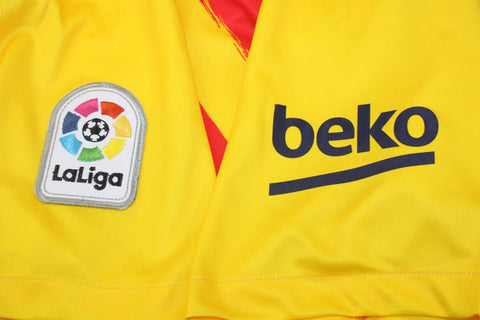 Barcelona Auswärts Alternative Gelb 19/20 "Aubameyang" Nº 25
