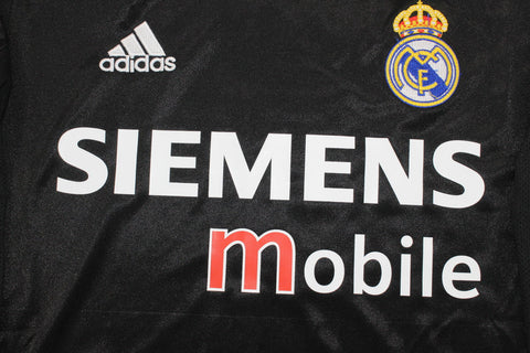 Real Madrid Auswärts Black Langarm 04/05 "Zidane" Nº 5