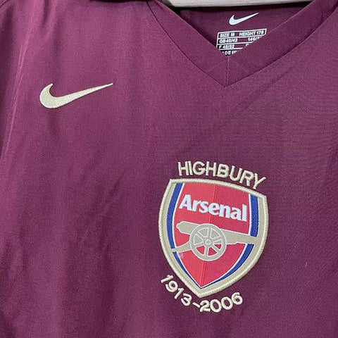 Arsenal Heim Dark Rot Langarm 05/06 "Henry" Nº 14