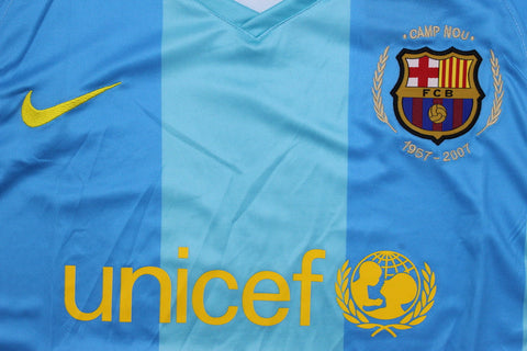 Barcelona Auswärts Blau 07/08 "Ronaldinho" Nº 10