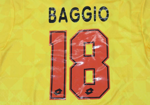 Milan Alternative Gelb 95/96 "Baggio" Nr.18